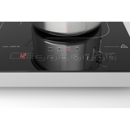 Caso | Hob | ProGourmet 3500 | Number of burners/cooking zones 2 | Sensor touch display | Black | Induction