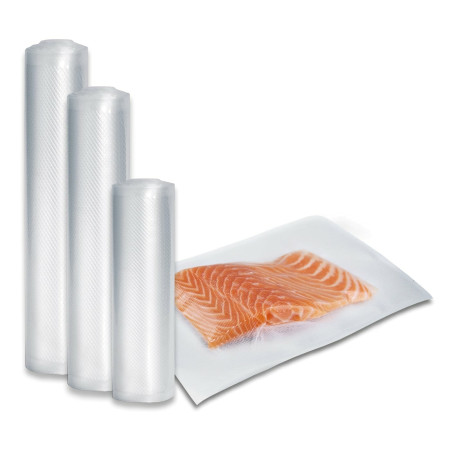 Caso | Foil set 2 for vacuuming + Sous Vide Cooking | 01236 | Dimensions (W x L) 30 x 40 cm, 20 x 600 cm, 28 x 600 cm, 30 x 600 