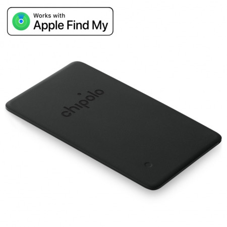 Chipolo CARD Spot Works with the Apple Find My Network Almost black