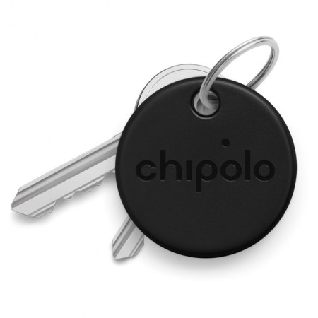 Chipolo ONE Bluetooth Item Finder, iOS and Android, Black