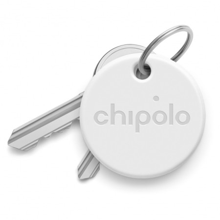 Chipolo ONE Bluetooth Item Finder, iOS and Android, White