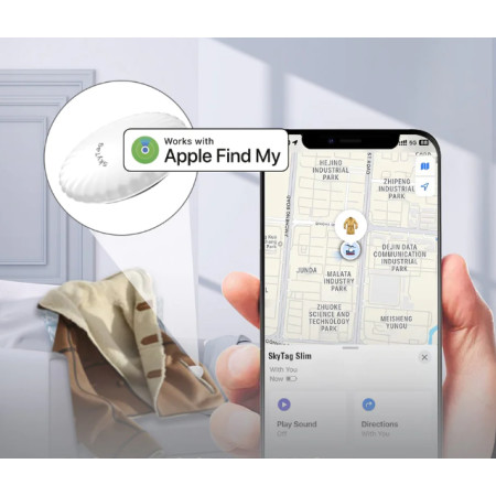 Location Finder SkyTag Slim Set of 2 pcs. (iOS) black, white