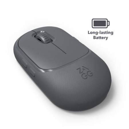 ZAGG-Promouse- Wireless Mouse & Wireless Charge Pad-Charcoal