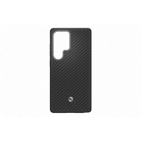 FPS938PGABW Enzo Aramid Case Samsung Galaxy S25 Ultra, Black Silver