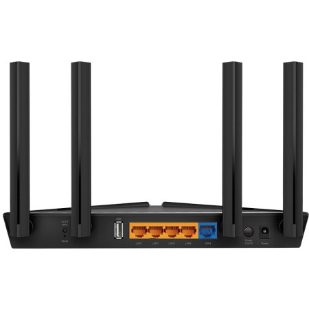 TP-LINK AX1800 Dual Band Wi-Fi 6 Router | EX220 | 802.11ax | 10/100/1000 Mbit/s | Ethernet LAN (RJ-45) ports 4 | Mesh Support Ye