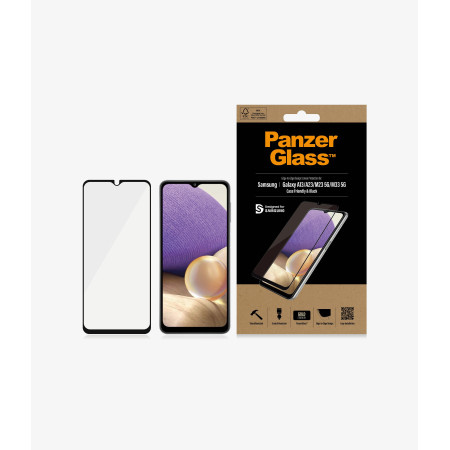 PanzerGlass | Screen protector | Samsung | Galaxy A13/M23 5G/M33 5G | Glass | Black | Case Friendly