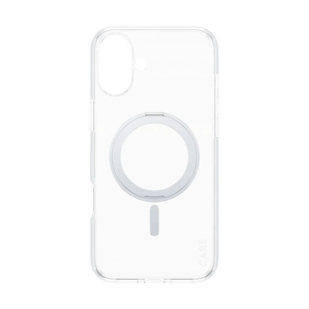 CARE by PanzerGlass Case Feature | Back protection | Apple | iPhone 16 Plus | Recycled plastic | Silver | Kickstand & MagSafe