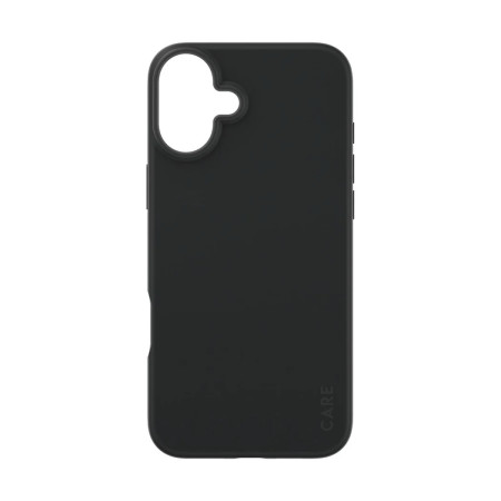 CARE by PanzerGlass Case Fashion | Back protection | Apple | iPhone 16 Plus | Recycled plastic | Black