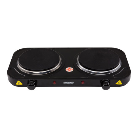 Mesko | Electric stove | MS 6509 | Number of burners/cooking zones 2 | Black | Electric