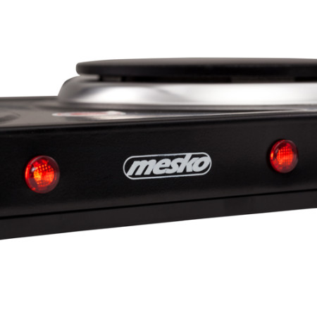 Mesko | Electric stove | MS 6509 | Number of burners/cooking zones 2 | Black | Electric