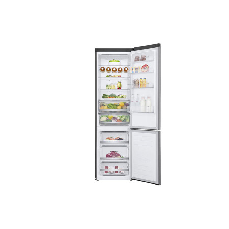 LG | Refrigerator | GBB72PZDMN | Energy efficiency class E | Free standing | Combi | Height 203 cm | No Frost system | Fridge ne