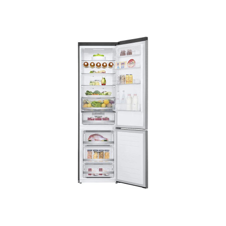 LG | Refrigerator | GBB72PZDMN | Energy efficiency class E | Free standing | Combi | Height 203 cm | No Frost system | Fridge ne