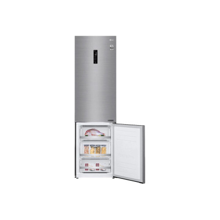 LG | Refrigerator | GBB72PZDMN | Energy efficiency class E | Free standing | Combi | Height 203 cm | No Frost system | Fridge ne