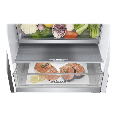 LG | Refrigerator | GBB72PZDMN | Energy efficiency class E | Free standing | Combi | Height 203 cm | No Frost system | Fridge ne