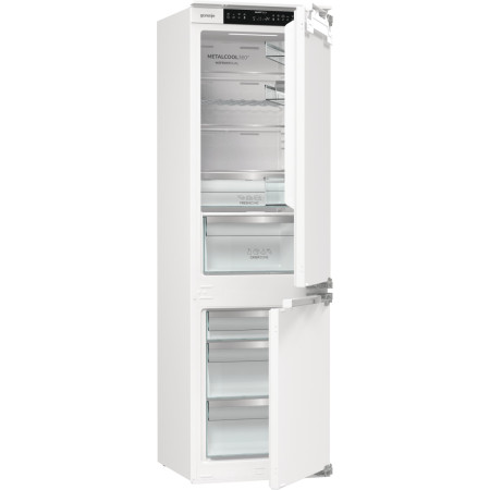 Gorenje Refrigerator | NRKI517E82WF | Energy efficiency class E | Built-in | Combi | Height 177.2 cm | No Frost system | Fridge 