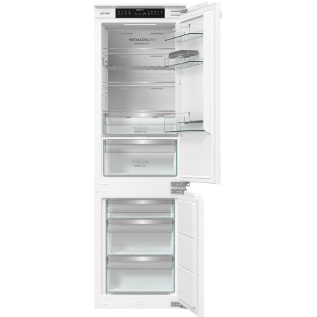 Gorenje Refrigerator | NRKI517E82WF | Energy efficiency class E | Built-in | Combi | Height 177.2 cm | No Frost system | Fridge 