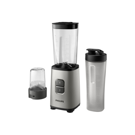 Philips Mini Blender | HR2604/80 Daily Collection | Tabletop | 350 W | Jar material Plastic/Glass | Jar capacity 0.6+0.6 L | Ice