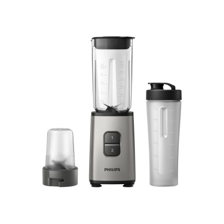 Philips Mini Blender | HR2604/80 Daily Collection | Tabletop | 350 W | Jar material Plastic/Glass | Jar capacity 0.6+0.6 L | Ice