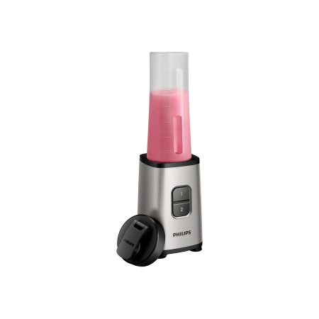 Philips Mini Blender | HR2604/80 Daily Collection | Tabletop | 350 W | Jar material Plastic/Glass | Jar capacity 0.6+0.6 L | Ice