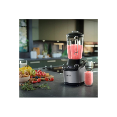 Philips Blender | HR3760/00 | Tabletop | 1500 W | Jar material Glass | Jar capacity 1.8 L | Ice crushing | Stainless Steel/Black