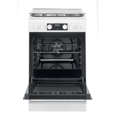 Whirlpool Cooker | WS5G8CHW/E/1 | Hob type Gas | Oven type Electric | White | Width 50 cm | LED | Depth 60 cm | 60 L