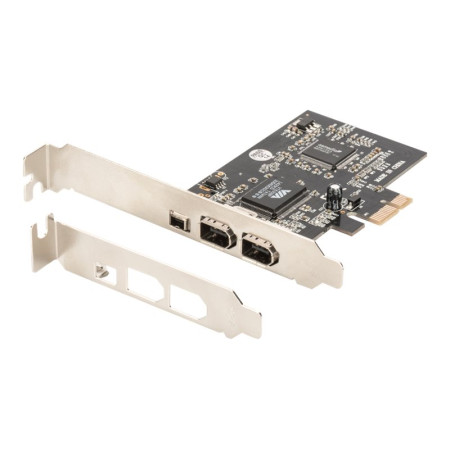 Digitus | IEEE 1394a Interface Card, PCI express, 4 Port 1x ext. 1394mini, 2x ext./1x int. 1394a Ports | DS-30201-5