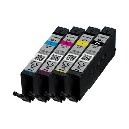 Canon Multipack Ink Cartridges | CLI-581 | Ink Cartridges | Black, Cyan, Magenta, Yellow