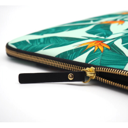 Casyx | SLVS-000008 | Casyx for MacBook | Fits up to size 13 /14 " | Sleeve | Birds of Paradise | Waterproof