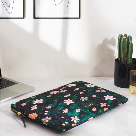 Casyx | SLVS-000021 | Casyx for MacBook | Fits up to size 13 /14 " | Sleeve | Glowing Forest | Waterproof