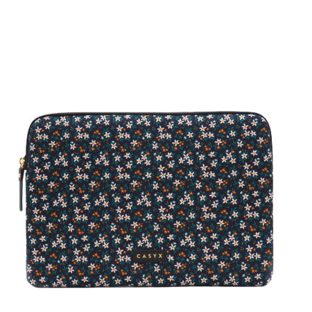 Casyx | SLVS-000013 | Casyx for MacBook | Fits up to size 13 /14 " | Sleeve | Midnight Garden | Waterproof