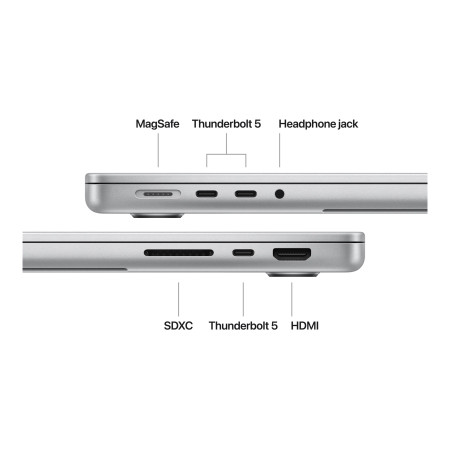 Apple MacBook | Pro | Silver | 14 " | 3024 x 1964 pixels | Apple M4 Pro | 24 GB | Solid-state drive capacity 512 GB | Apple M4 P