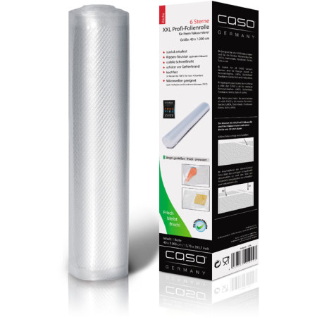 Caso | XXL profi foil roll | 01224 | 1 unit | Dimensions (W x L) 40 x 1000 cm | Ribbed