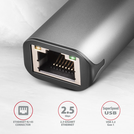 AXAGON | ADE-25R SuperSpeed USB-A 2.5 Gigabit Ethernet