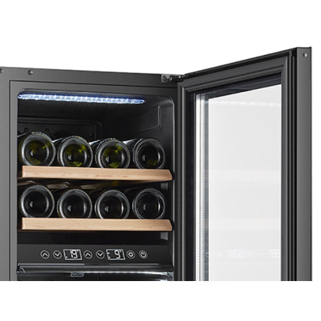 Adler | Wine Cooler | AD 8080 | Energy efficiency class G | Free standing | Bottles capacity 24 | Cooling type Compressor | Blac