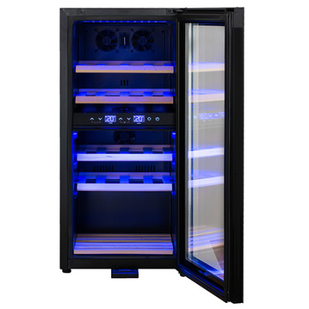 Adler | Wine Cooler | AD 8080 | Energy efficiency class G | Free standing | Bottles capacity 24 | Cooling type Compressor | Blac