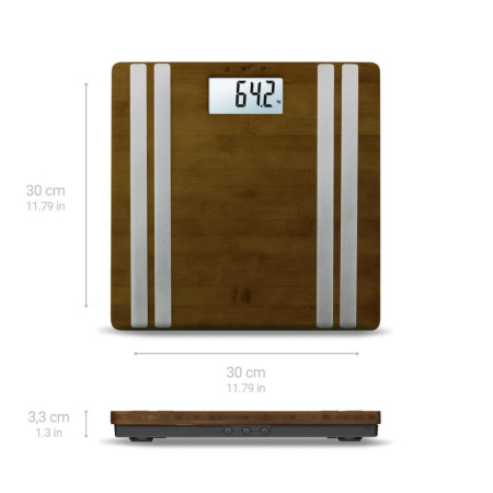 Medisana BS 552 connect bamboo body analysis scale