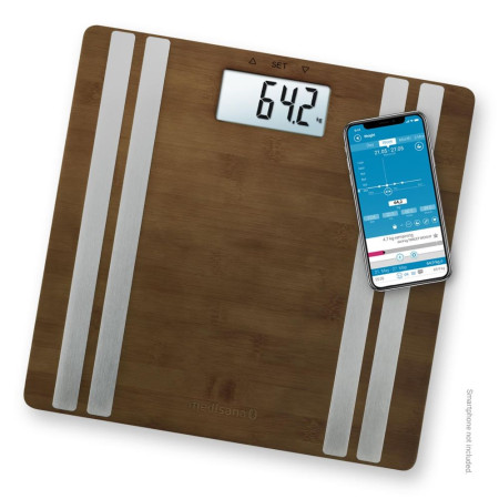 Medisana BS 552 connect bamboo body analysis scale