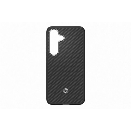 FPS931PGABW Enzo Aramid Case Samsung Galaxy S25, Black Silver