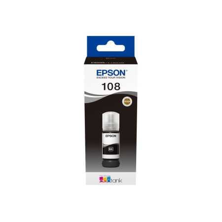 Epson 108 EcoTank | Ink Bottle | Black