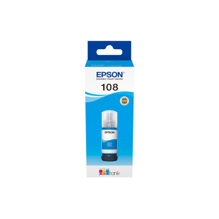 Epson 108 EcoTank | Ink Bottle | Cyan