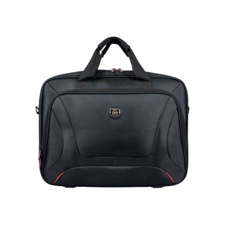 PORT DESIGNS | Courchevel | Fits up to size 15.6 " | Messenger - Briefcase | Black | Shoulder strap