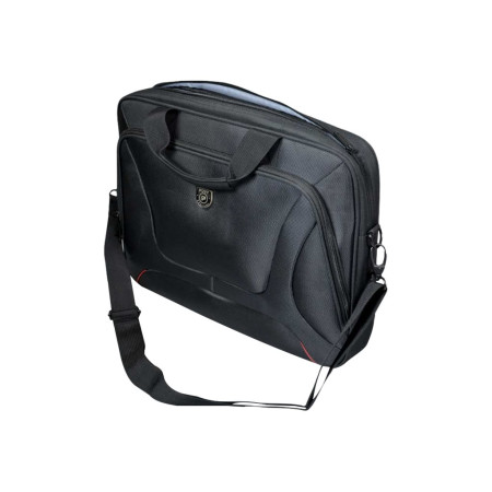 PORT DESIGNS | Courchevel | Fits up to size 15.6 " | Messenger - Briefcase | Black | Shoulder strap