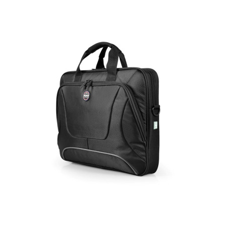 PORT DESIGNS | Courchevel | Fits up to size 15.6 " | Messenger - Briefcase | Black | Shoulder strap