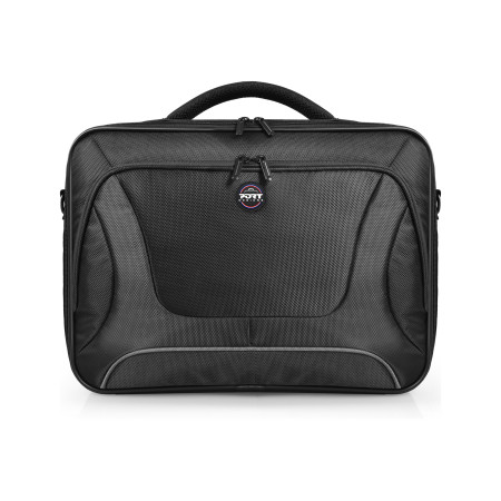 PORT DESIGNS | Courchevel | Fits up to size 17.3 " | Messenger - Briefcase | Black | Shoulder strap