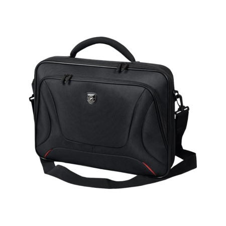 PORT DESIGNS | Courchevel | Fits up to size 17.3 " | Messenger - Briefcase | Black | Shoulder strap