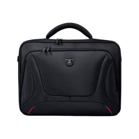 PORT DESIGNS | Courchevel | Fits up to size 17.3 " | Messenger - Briefcase | Black | Shoulder strap