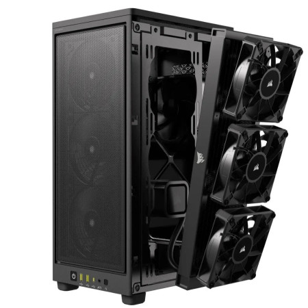 Corsair | AIRFLOW PC Case | 2000D | Black | Mini-ITX | Power supply included No