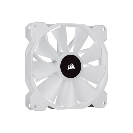 Corsair | 140mm White PWM Fan, Dual Fan Kit with Lighting Node CORE | iCUE SP140 RGB ELITE Performance | Case Fan