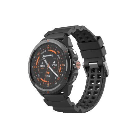 Hammer Watch 2 | Smart watch | GPS (satellite) | AMOLED | 1.5" | Waterproof | Black