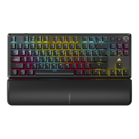 Corsair | Tenkeyless Mechanical Gaming Keyboard | K70 CORE TKL | Gaming Keyboard | Wireless | NA | Black | MLX RED Switch | Wire